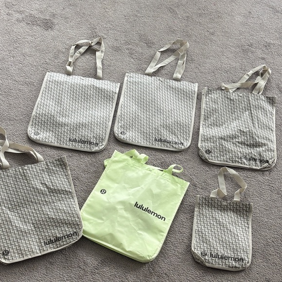 lululemon athletica Handbags - lululemon athletica Gray and Green Tote Bags